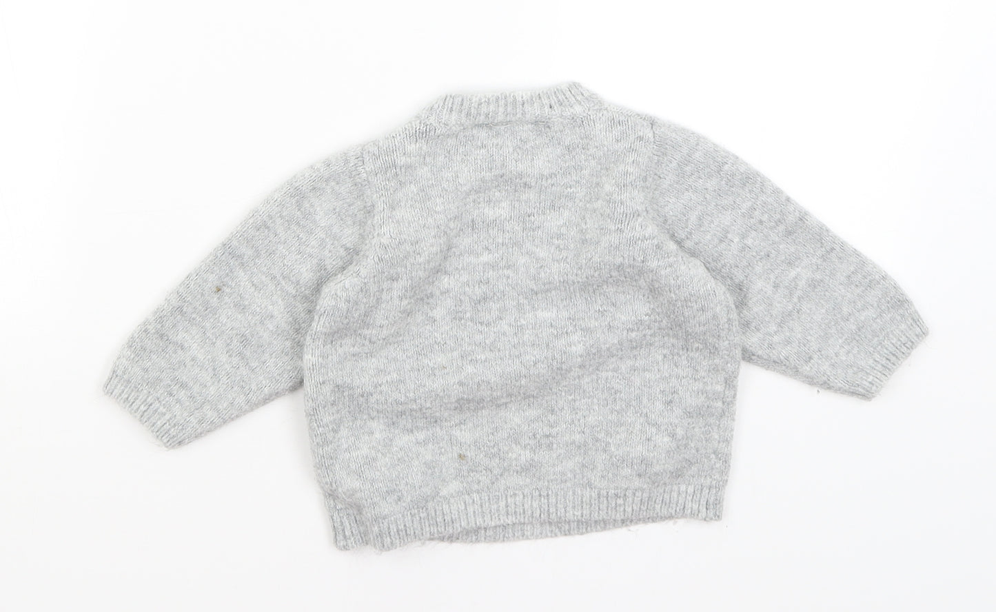 E-vie Angel Baby Grey   Pullover Jumper Size 12-18 Months