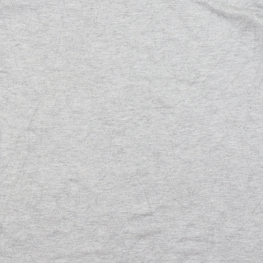 Warehouse Womens Grey   Basic T-Shirt Size 8