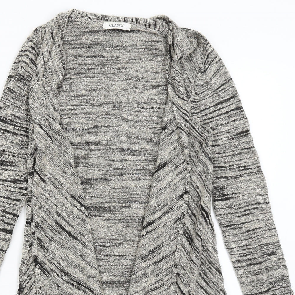 M&S Womens Grey   Cardigan Jumper Size 8