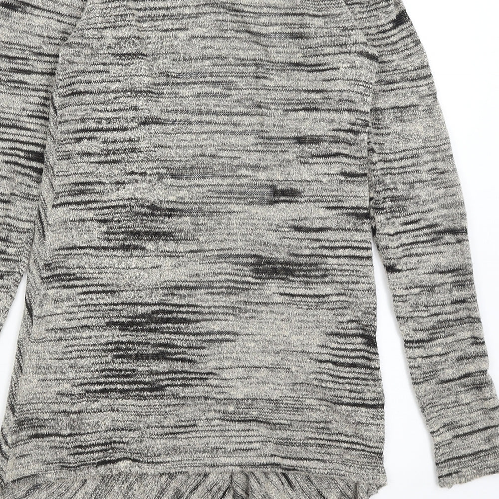 M&S Womens Grey   Cardigan Jumper Size 8
