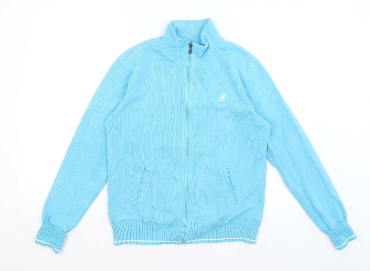 Kangol Womens Blue   Full Zip Jumper Size 14