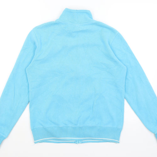 Kangol Womens Blue   Full Zip Jumper Size 14