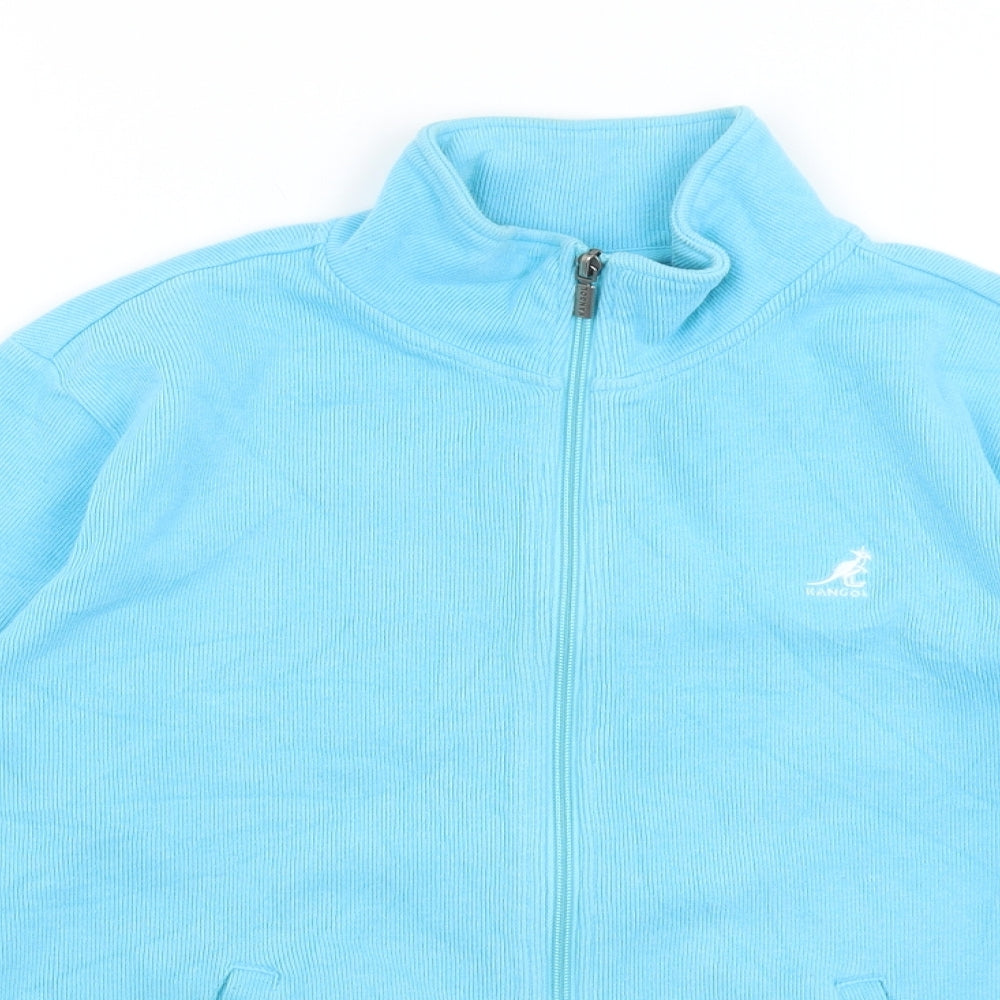 Kangol Womens Blue   Full Zip Jumper Size 14