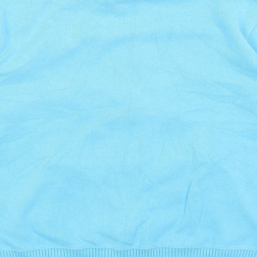 Kangol Womens Blue   Full Zip Jumper Size 14