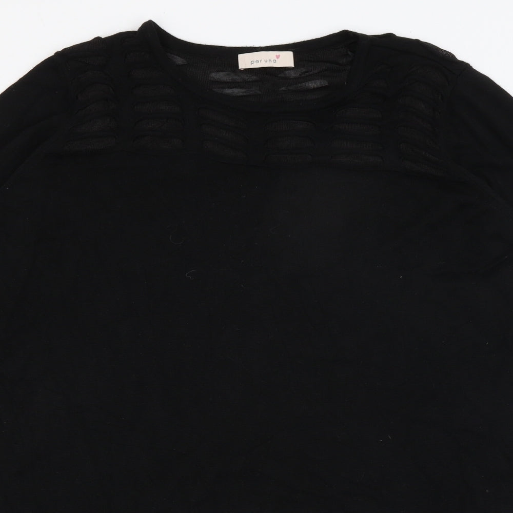 M&S Womens Black   Pullover Jumper Size 22