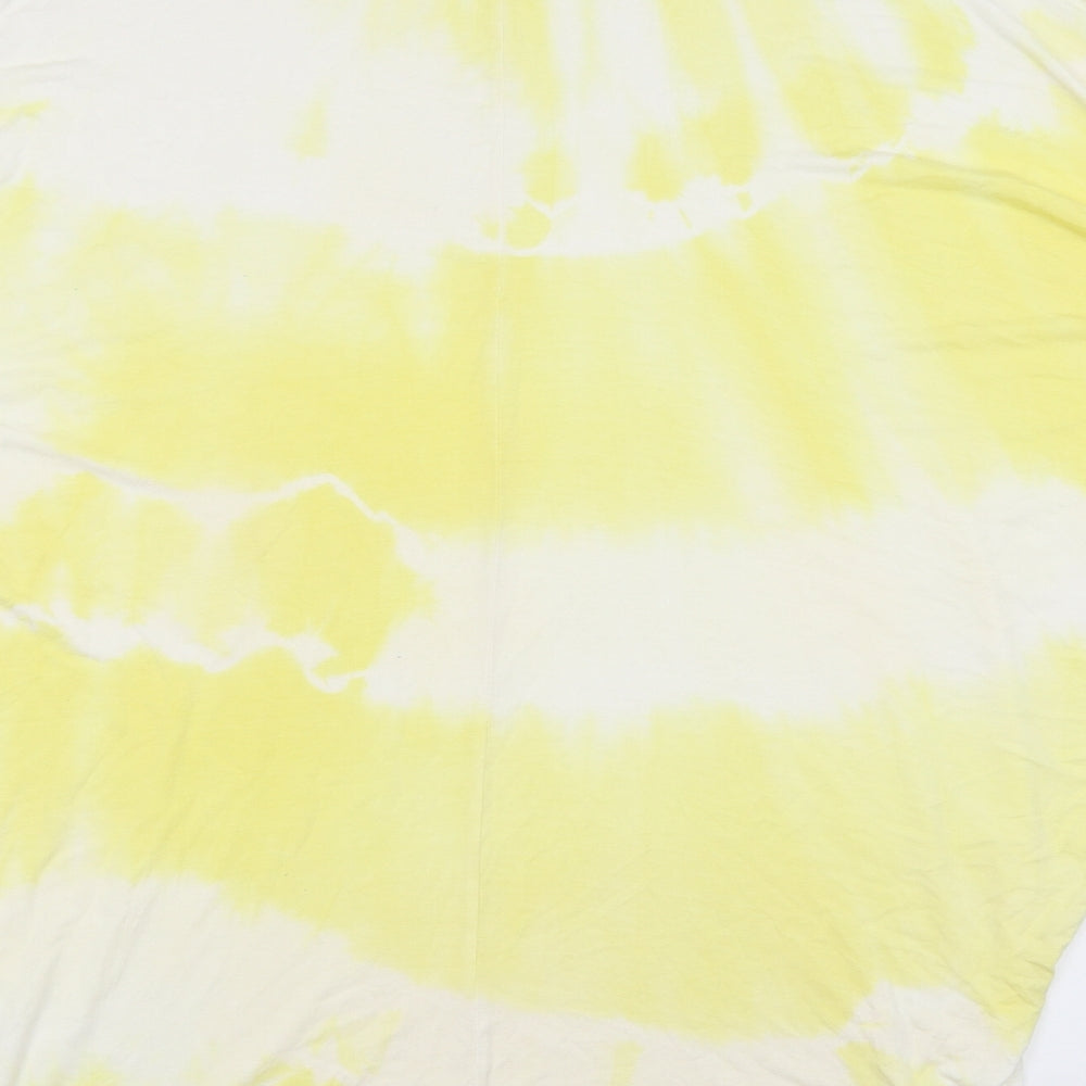 Obsession Womens Yellow   T-Shirt Dress  Size 20