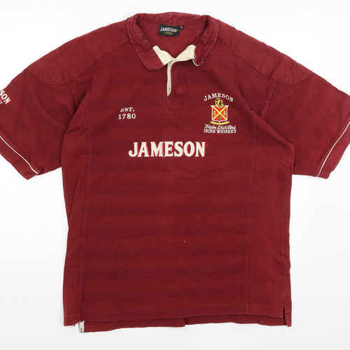Jameson Mens Red    T-Shirt Size S