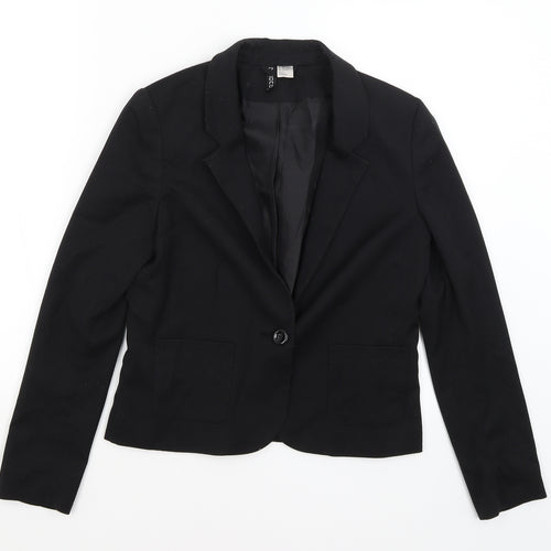 H&M Womens Black   Jacket Blazer Size 10