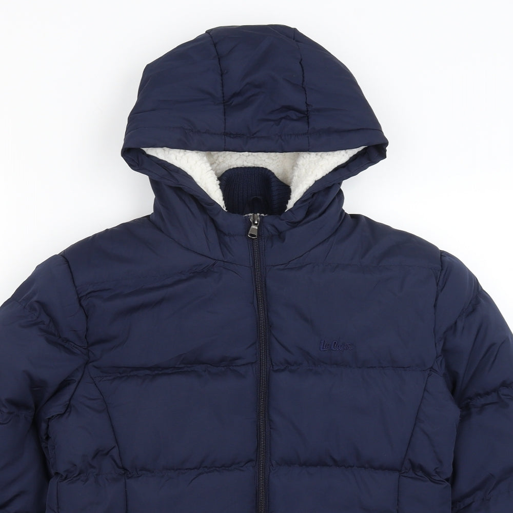 Lee Cooper Womens Blue   Parka Coat Size 10