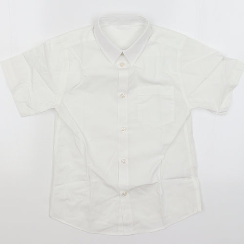 TU Boys White   Basic Button-Up Size 8 Years