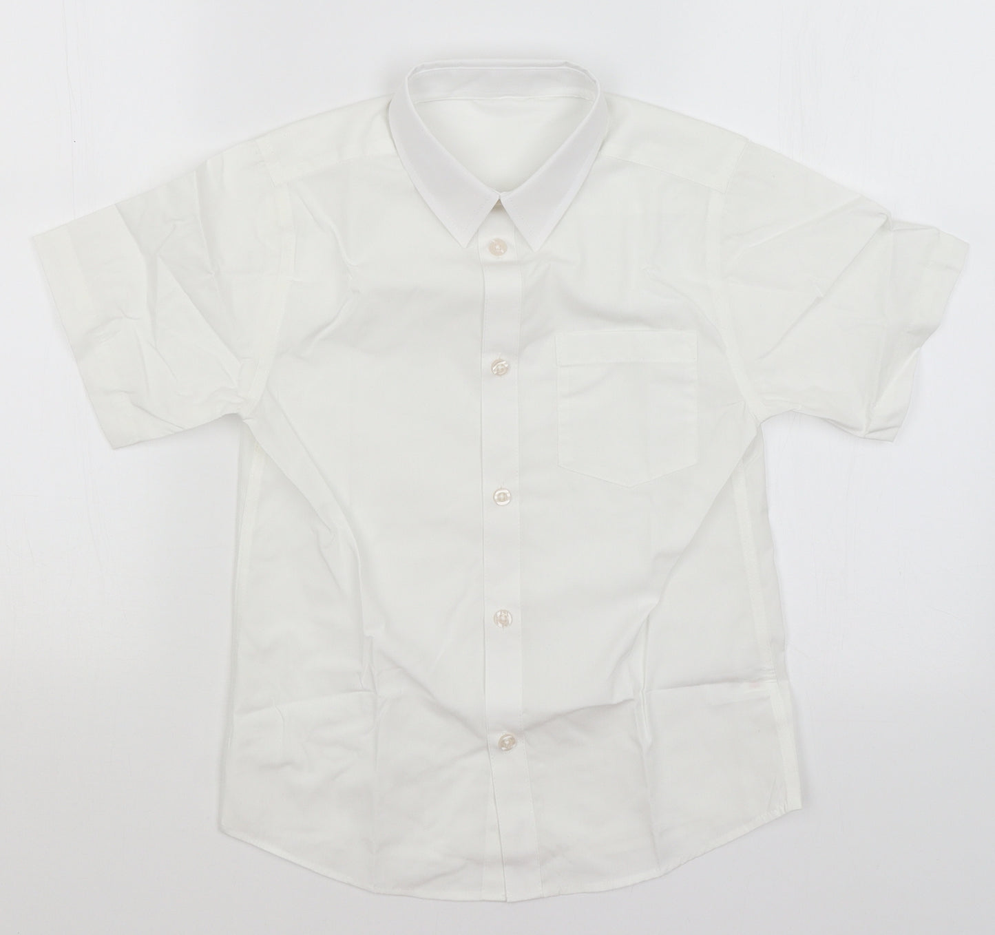 TU Boys White   Basic Button-Up Size 8 Years