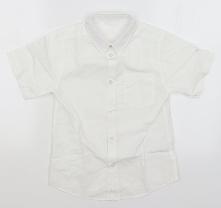 TU Boys White   Basic Button-Up Size 8 Years