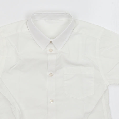 TU Boys White   Basic Button-Up Size 8 Years
