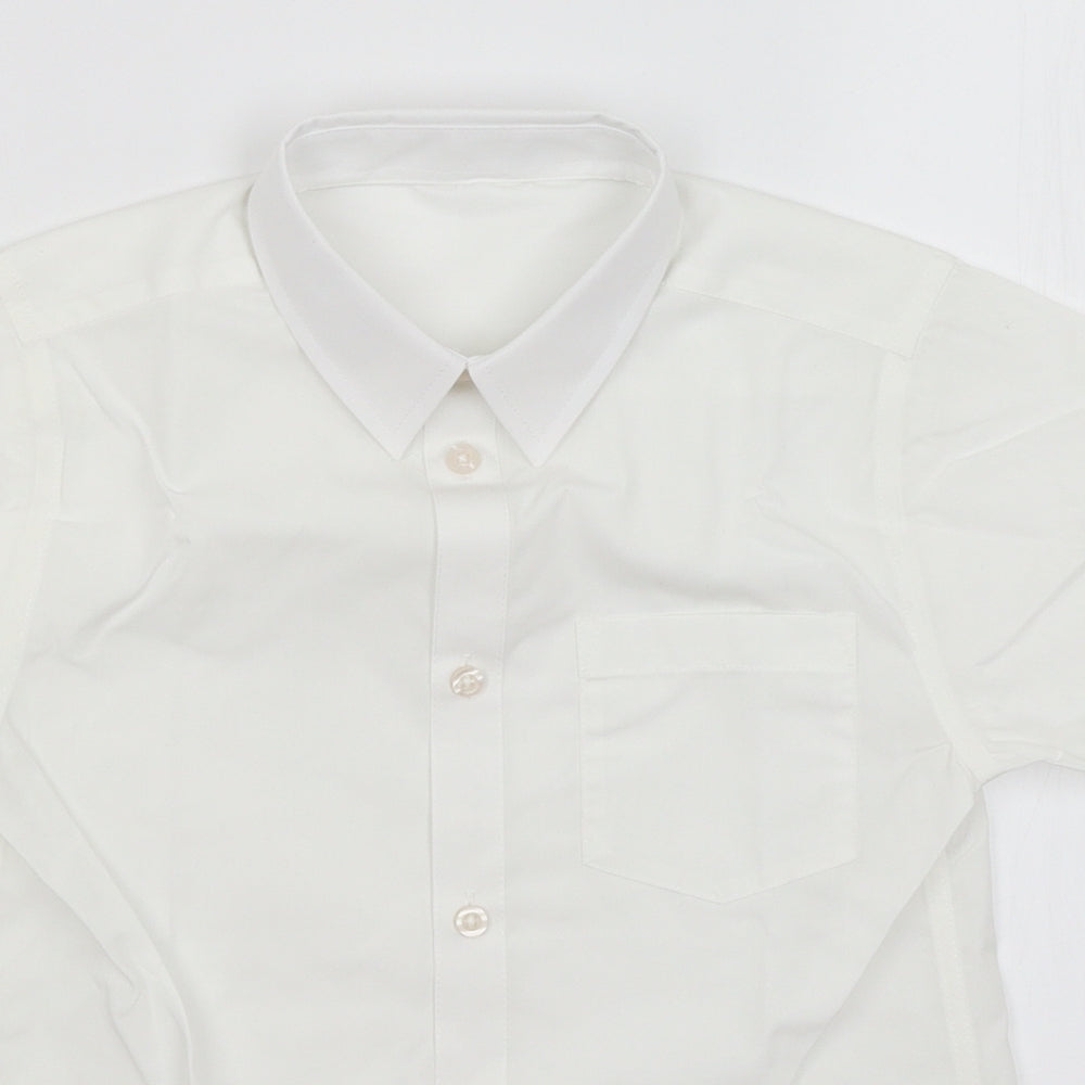 TU Boys White   Basic Button-Up Size 8 Years