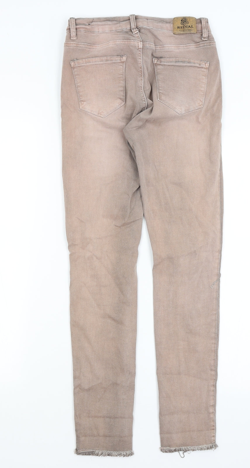 Redial Womens Pink   Skinny Jeans Size 8 L27.5 in