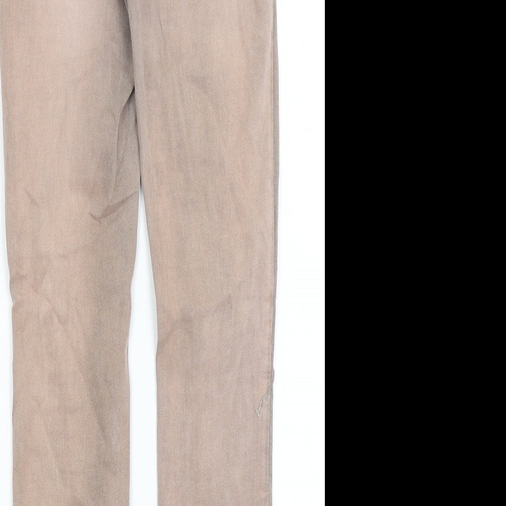 Redial Womens Pink   Skinny Jeans Size 8 L27.5 in