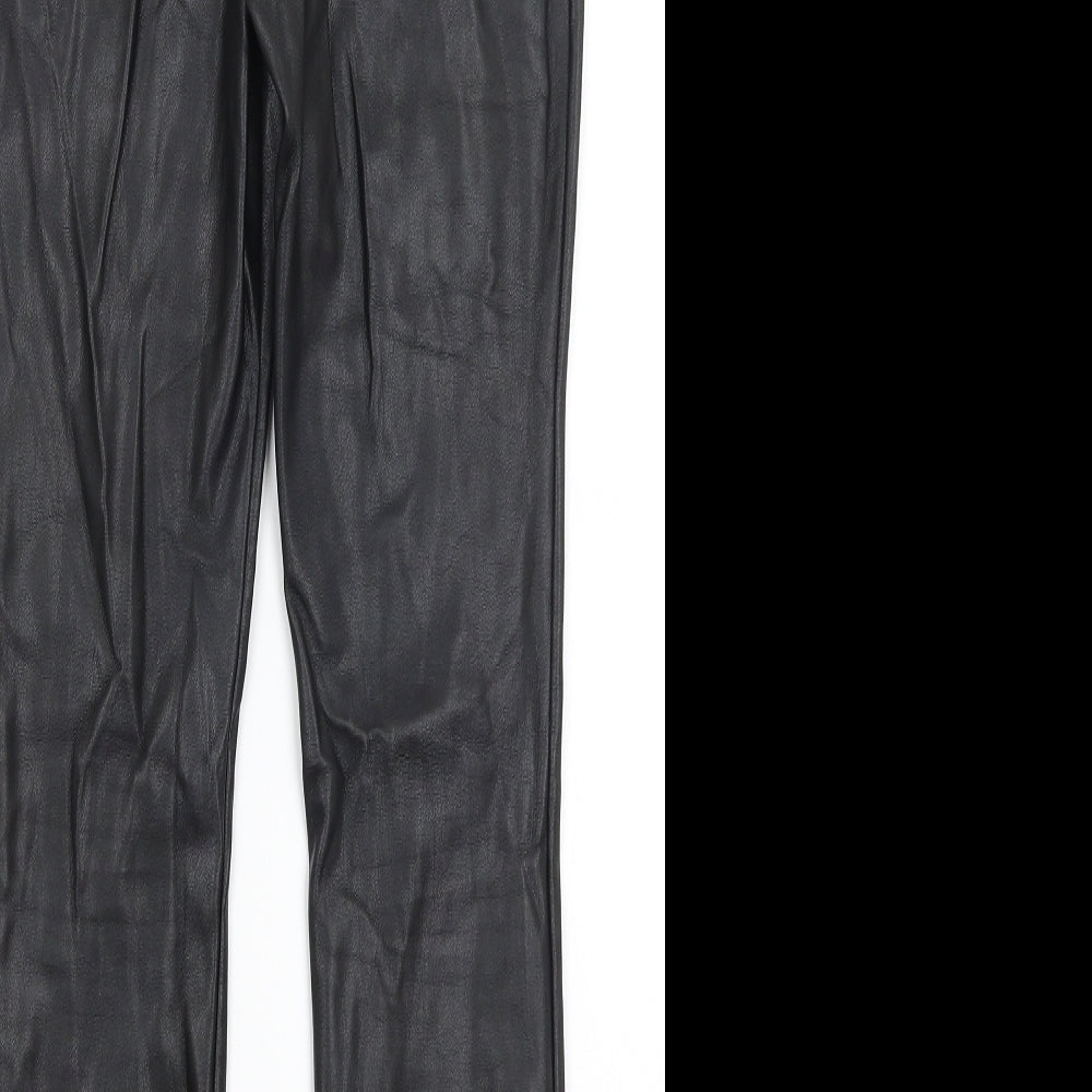 Preworn Womens Black   Trousers  Size 8 L27 in
