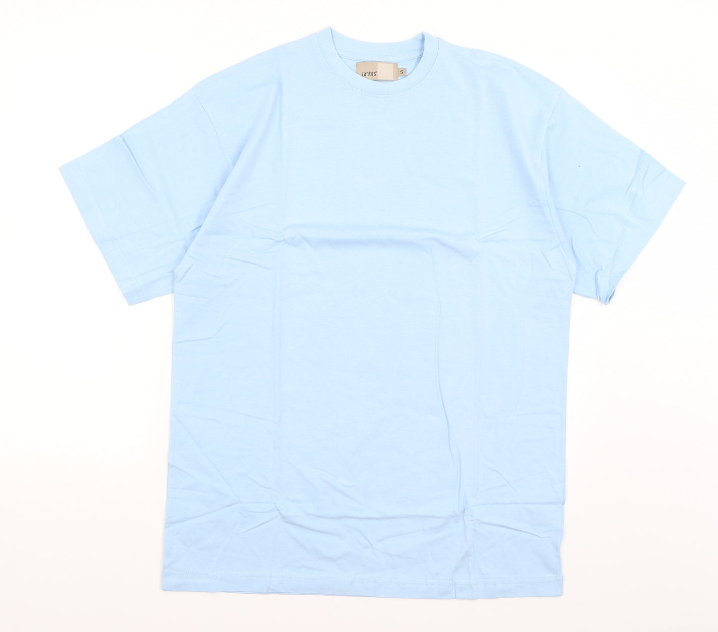 Zantos Mens Blue    T-Shirt Size S