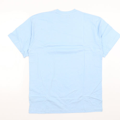 Zantos Mens Blue    T-Shirt Size S