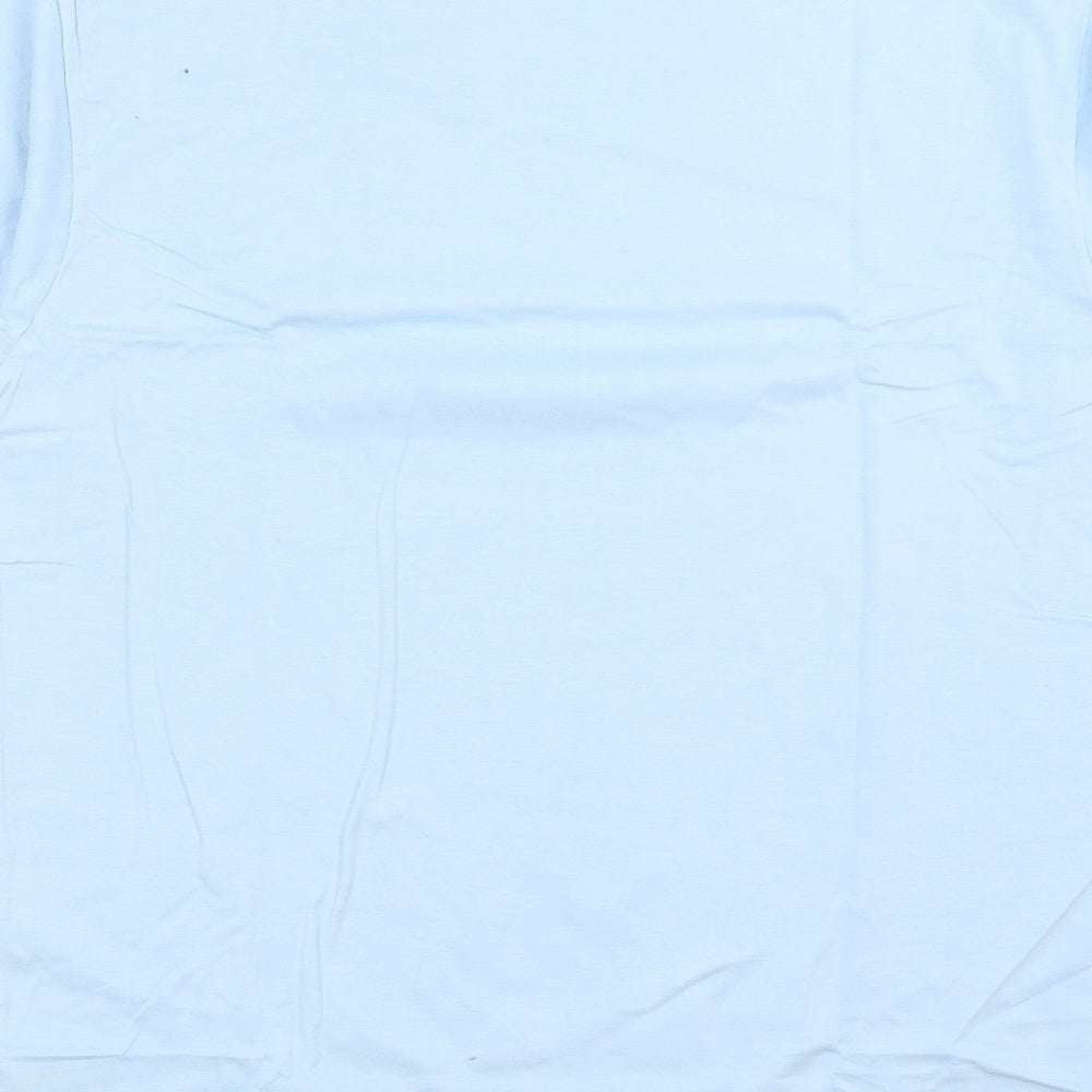 Zantos Mens Blue    T-Shirt Size S