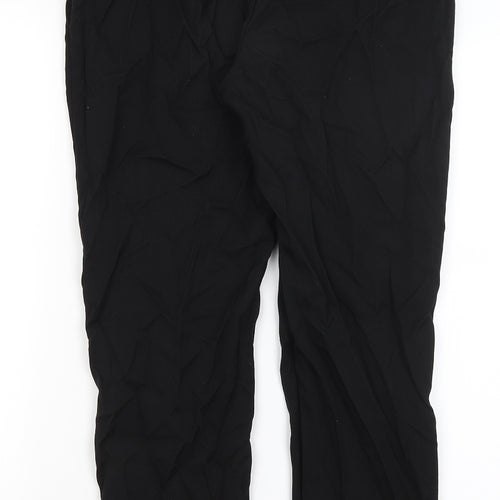 TU Womens Black   Trousers  Size 14 L27.5 in