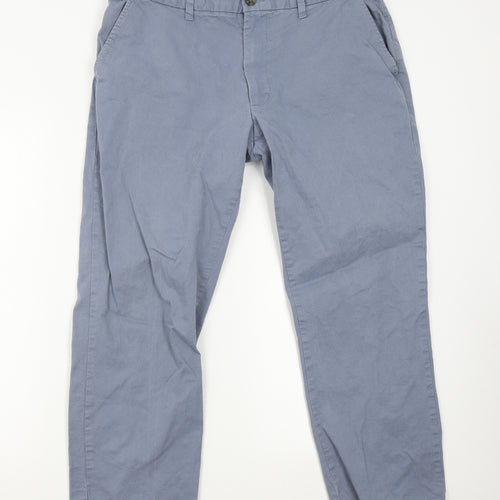 M&S Mens Blue   Trousers  Size 38 L29 in - Short