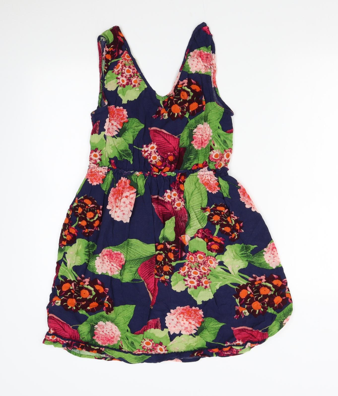 NEXT Womens Multicoloured Floral  Slip Dress  Size 10