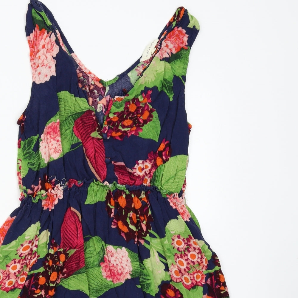 NEXT Womens Multicoloured Floral  Slip Dress  Size 10