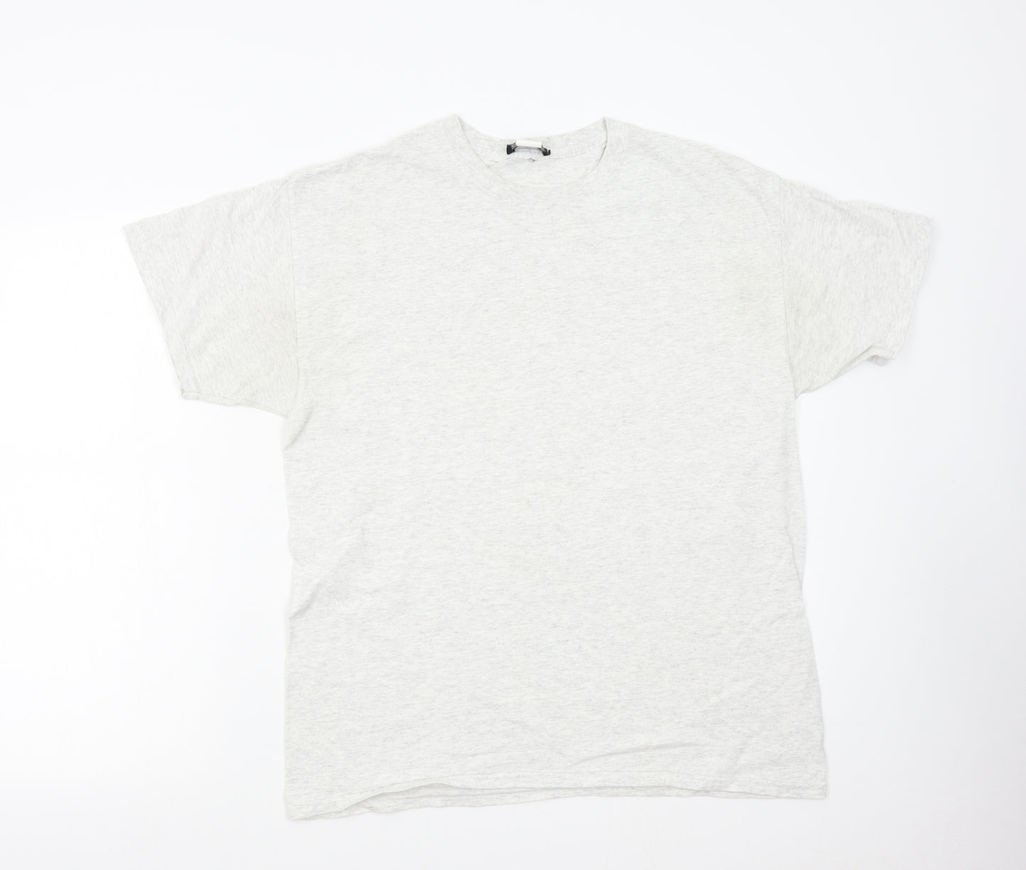 Pretty Little Thing Womens Grey   Basic T-Shirt Size M