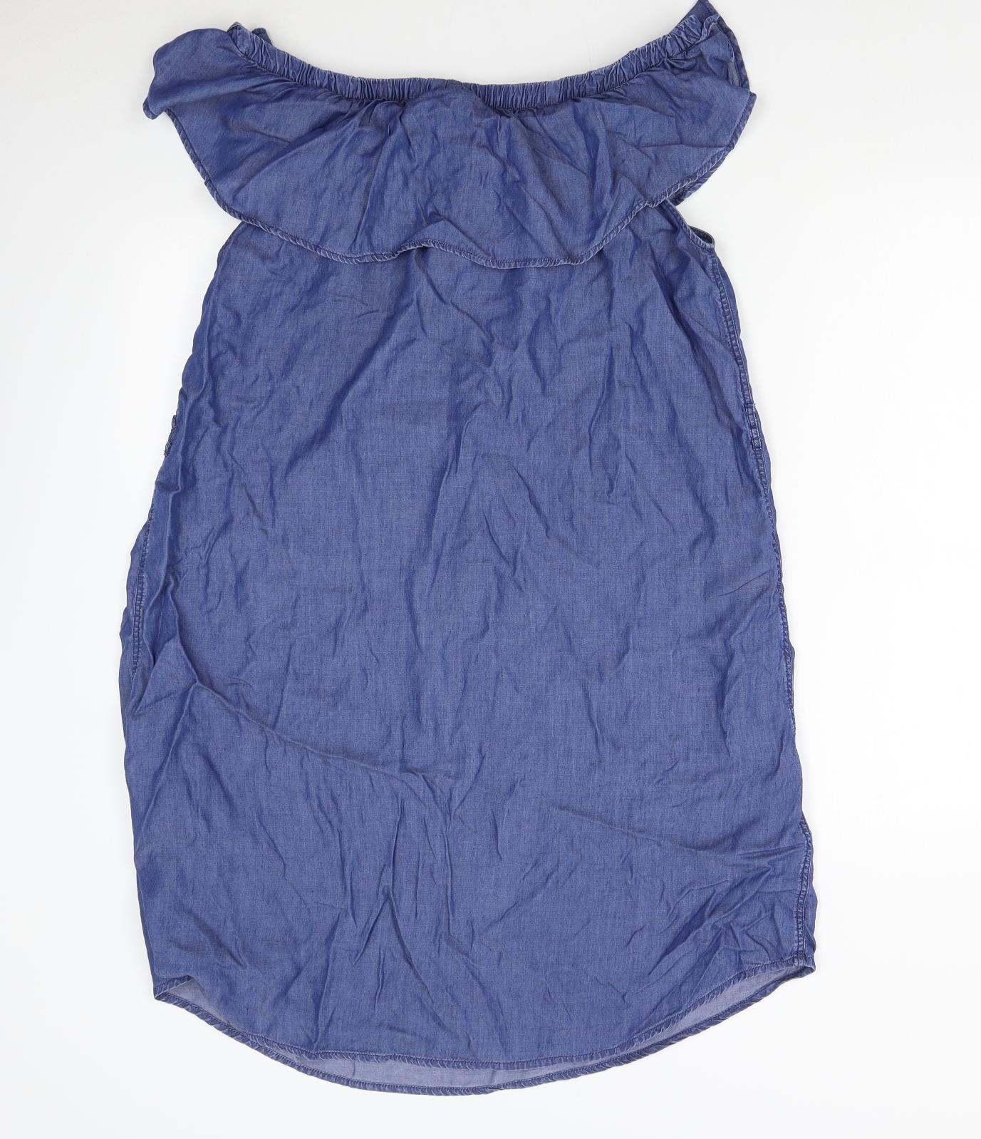 H&M Womens Blue   Slip Dress  Size 14