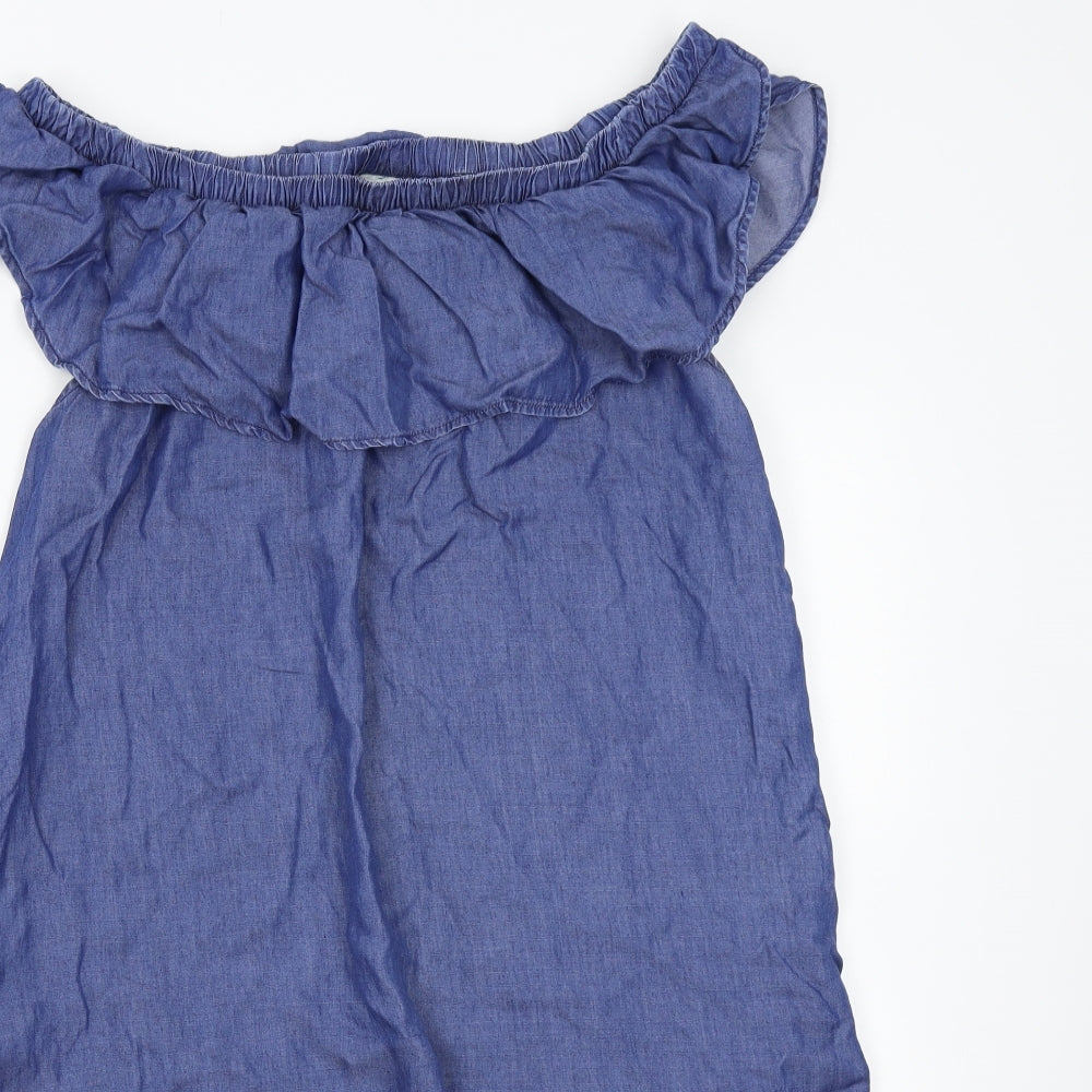 H&M Womens Blue   Slip Dress  Size 14