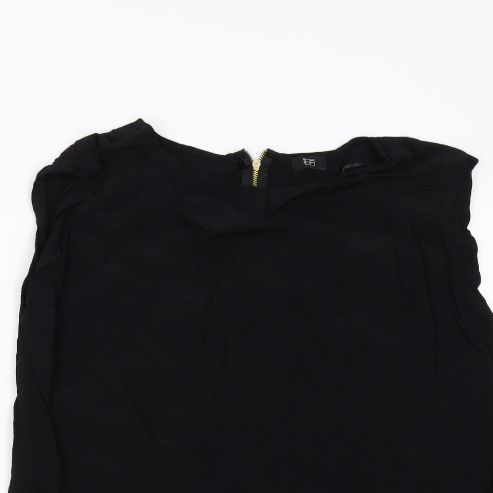 F&F Womens Black   Basic Blouse Size 16