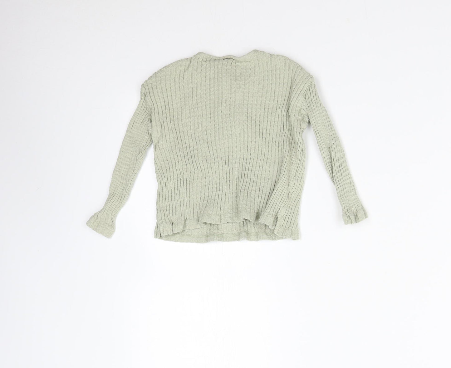 Zara Girls Green   Basic T-Shirt Size 2-3 Years