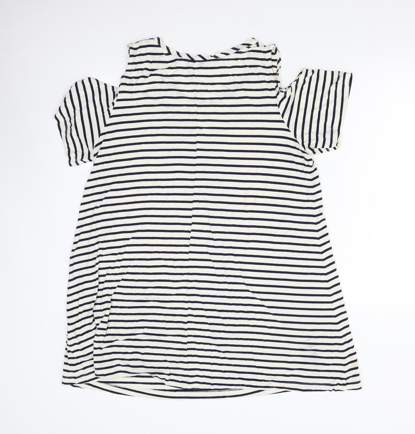 F&F Womens Multicoloured Striped  T-Shirt Dress  Size 20
