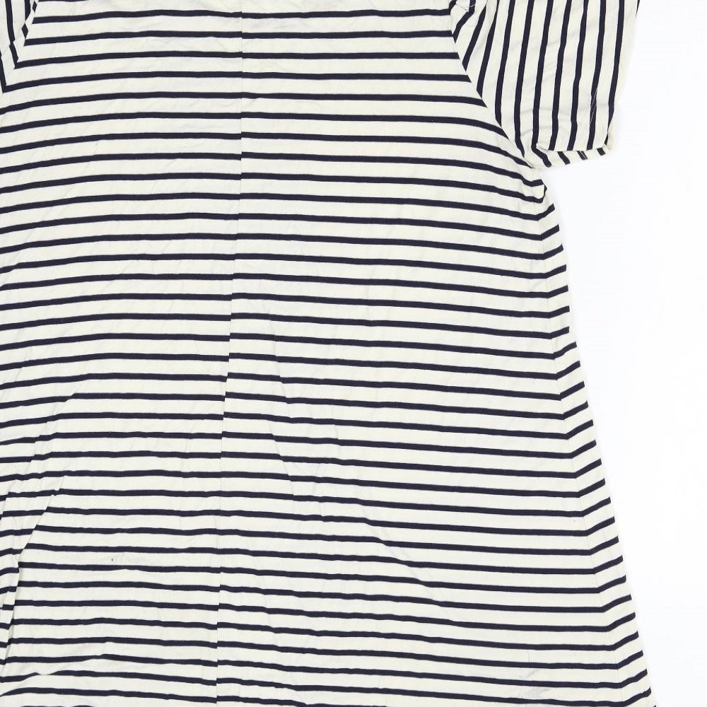 F&F Womens Multicoloured Striped  T-Shirt Dress  Size 20