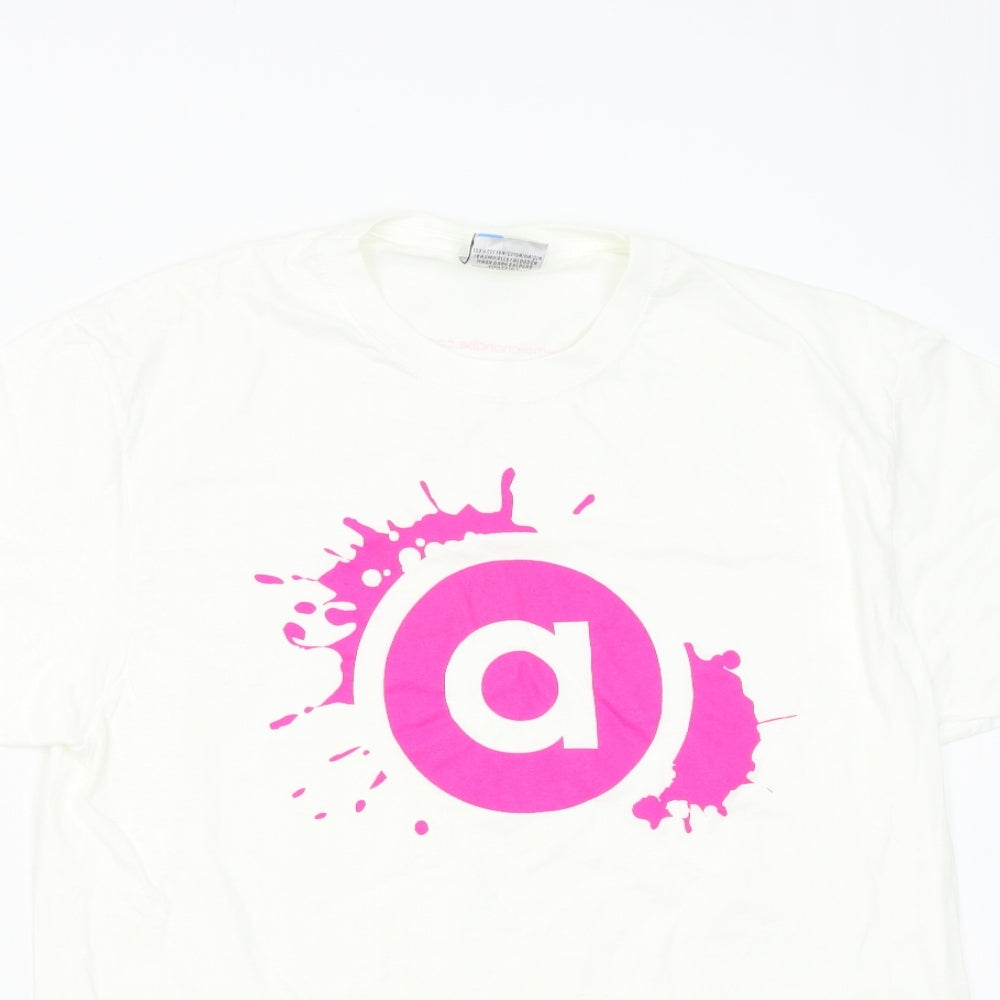 Star World Womens White   Basic T-Shirt Size M  - Addictive Merchandise