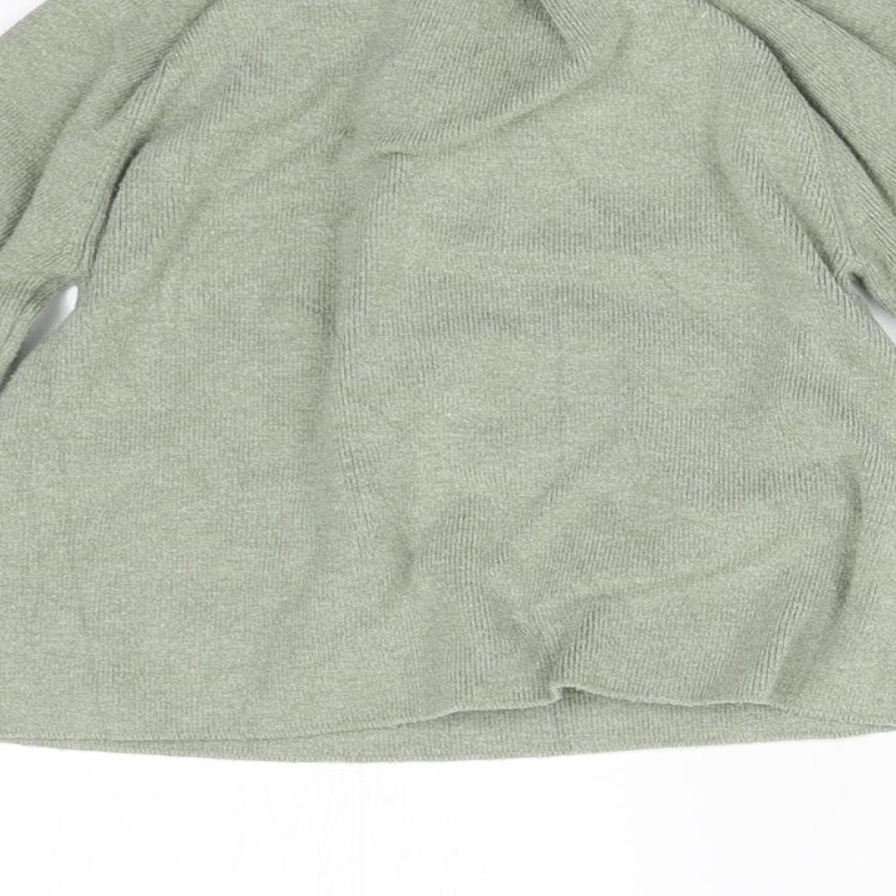 Zara Girls Green  Knit Pullover Jumper Size 2-3 Years