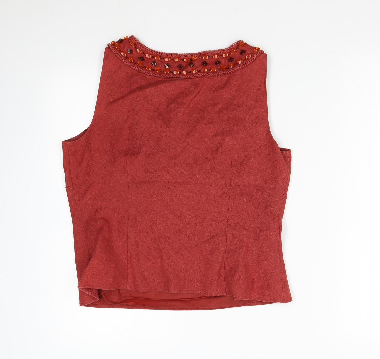 Precis Petite Womens Red   Camisole Tank Size 14