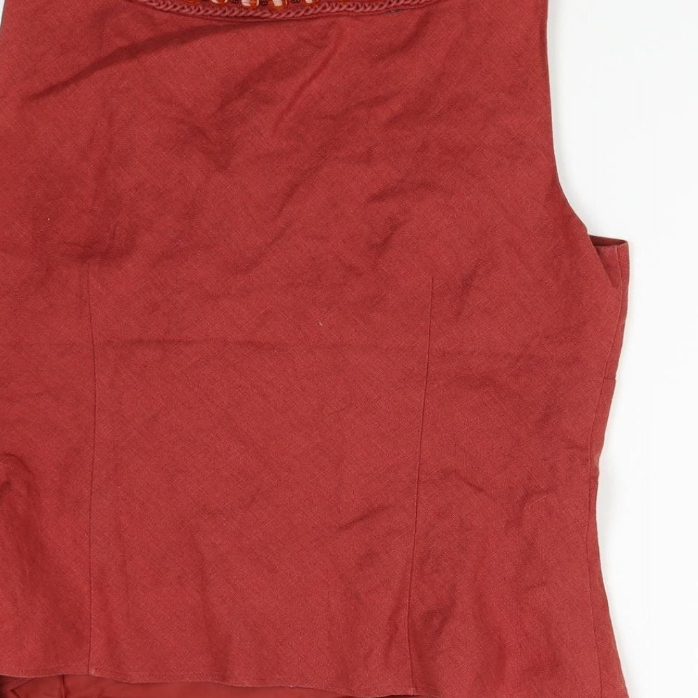 Precis Petite Womens Red   Camisole Tank Size 14