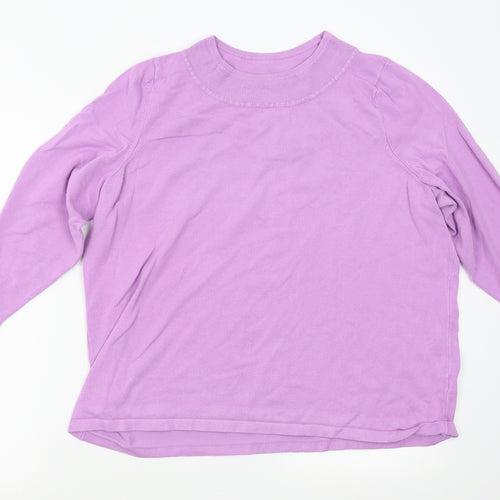 Preworn Womens Purple   Pullover Jumper Size L