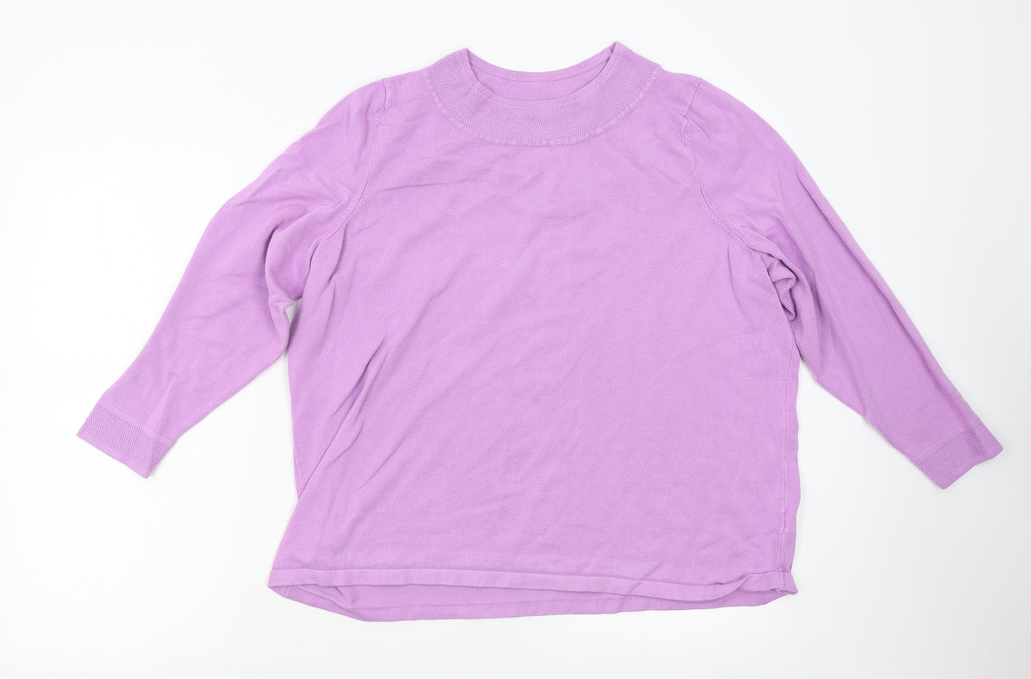 Preworn Womens Purple   Pullover Jumper Size L