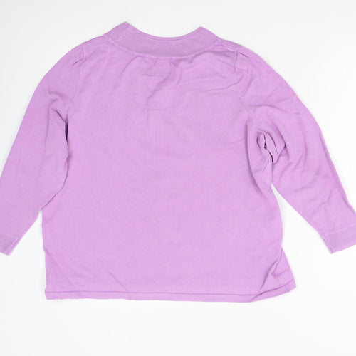Preworn Womens Purple   Pullover Jumper Size L
