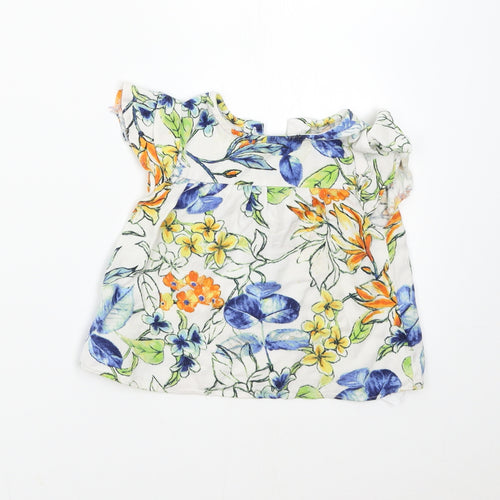 Nutmeg Girls Multicoloured Floral  Basic Blouse Size 18-24 Months