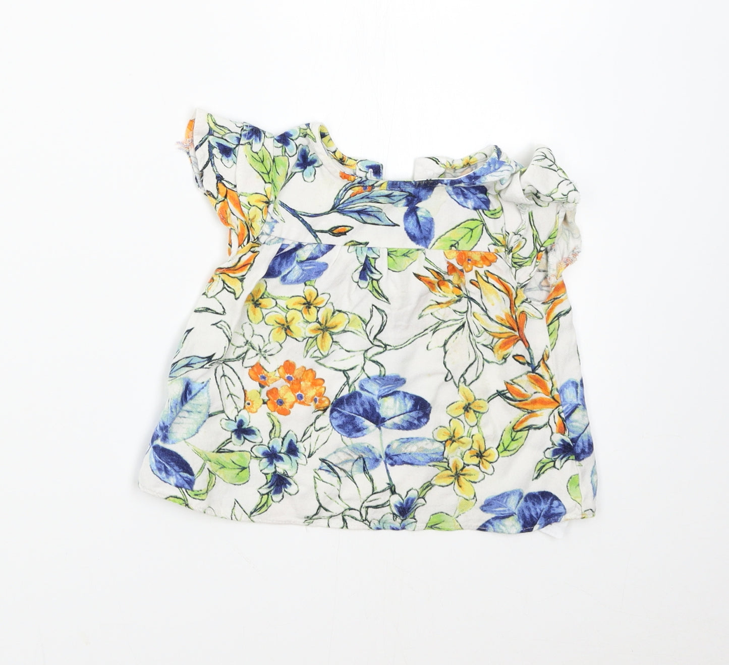 Nutmeg Girls Multicoloured Floral  Basic Blouse Size 18-24 Months