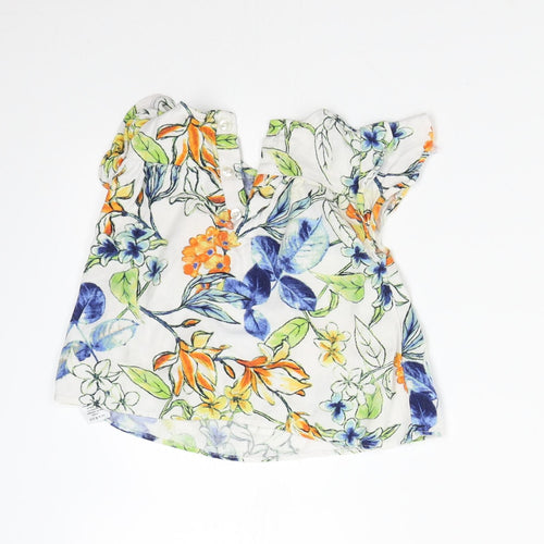 Nutmeg Girls Multicoloured Floral  Basic Blouse Size 18-24 Months