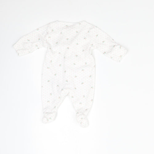 NEXT Baby White Polka Dot  Babygrow One-Piece Size Newborn