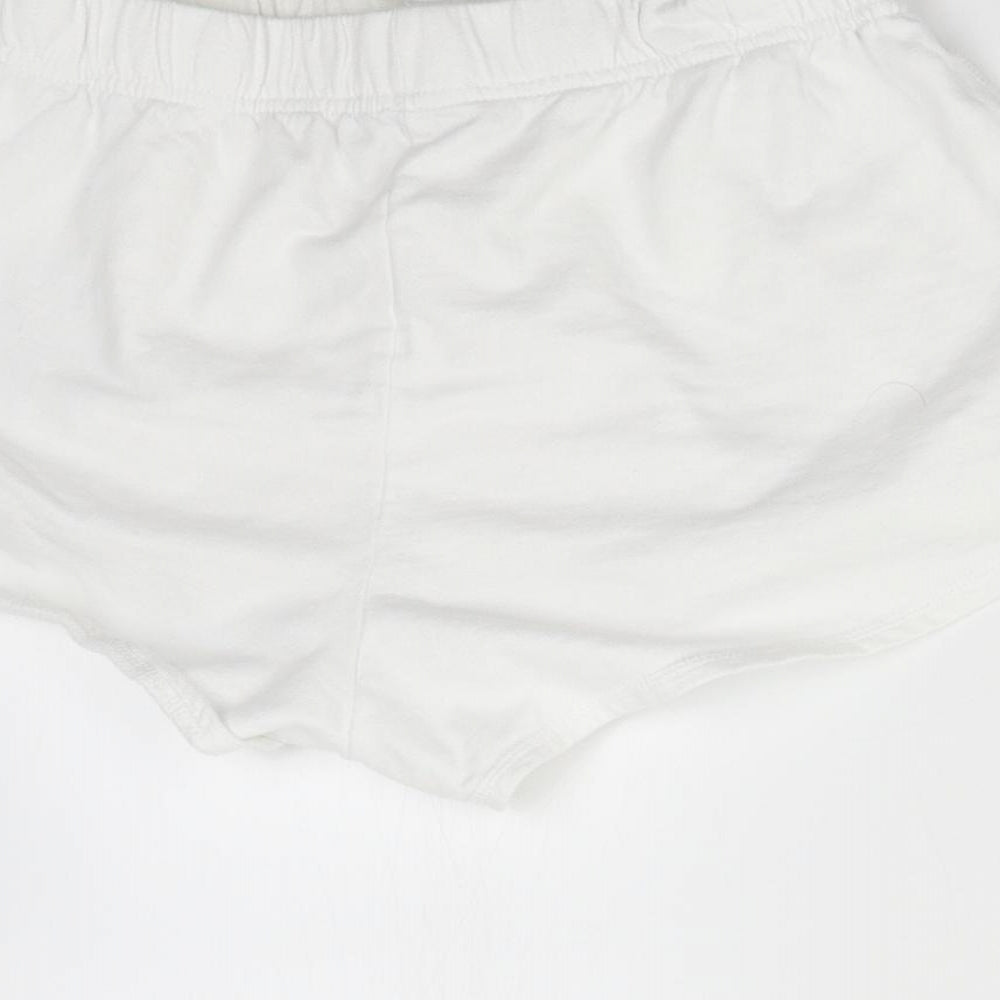 Primark Womens White   Hot Pants Shorts Size M - New Orleans