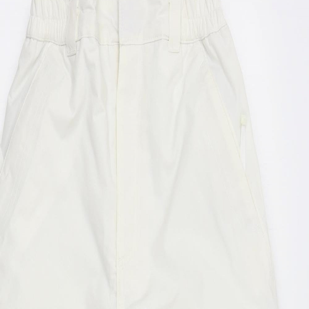 Dare2be Girls White   Snow Pants Trousers Size 11-12 Years