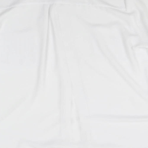 Preworn Womens White   Basic Blouse Size L