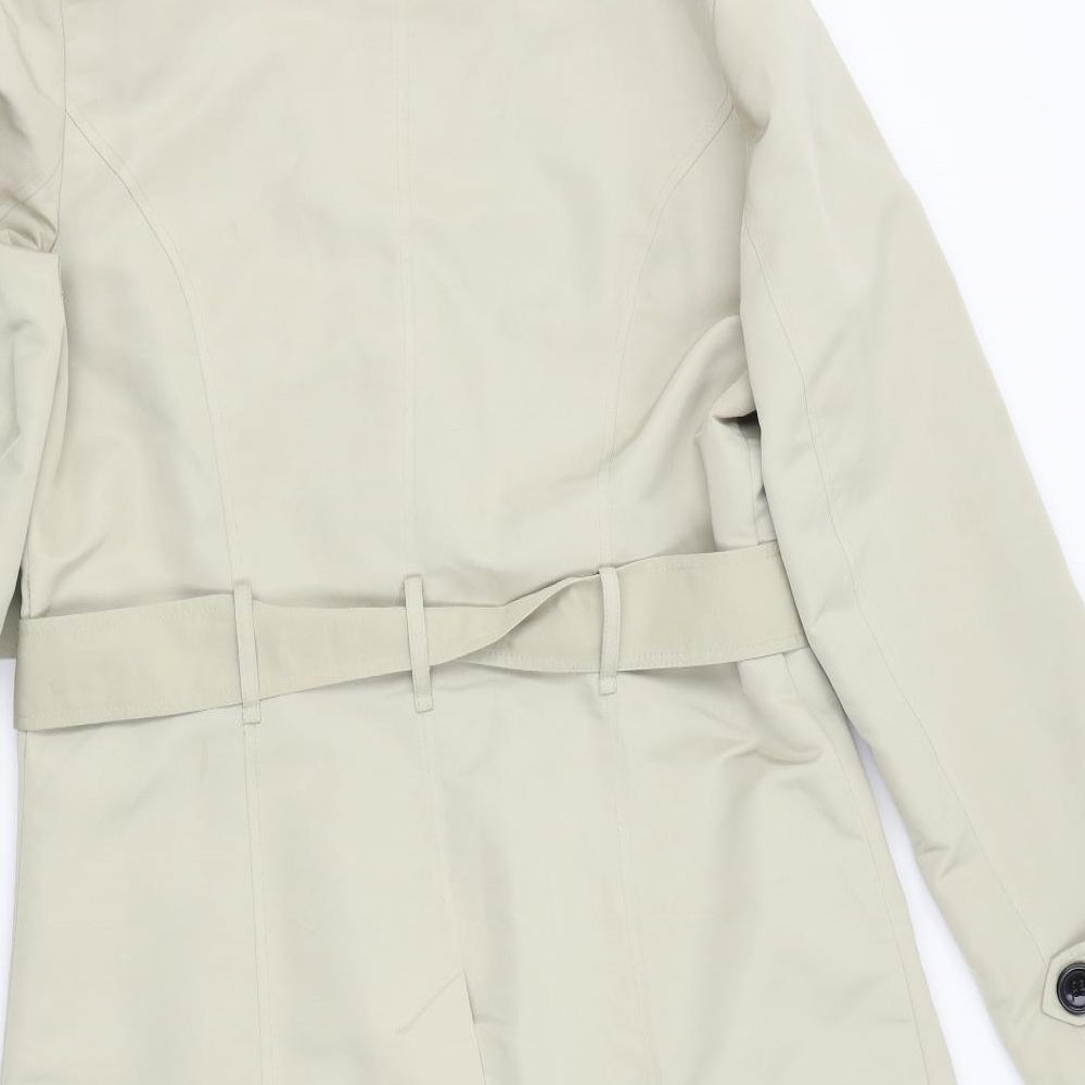 M&S Womens Beige   Trench Coat Coat Size 12